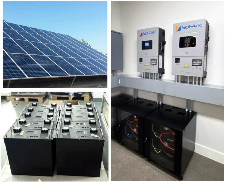 Grid Tied Hybrid Solar Energy Storage System 80kWh Lithium Battery With