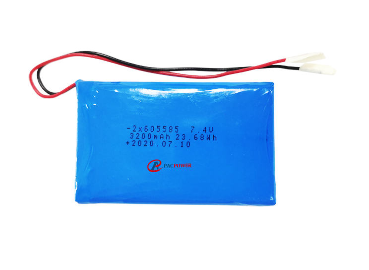 Rechargeable Li Polymer Battery V Mah For Iot Field Tracking Device