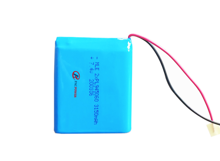 Lithium ion polymer battery 7.4v 3150mAh customized size