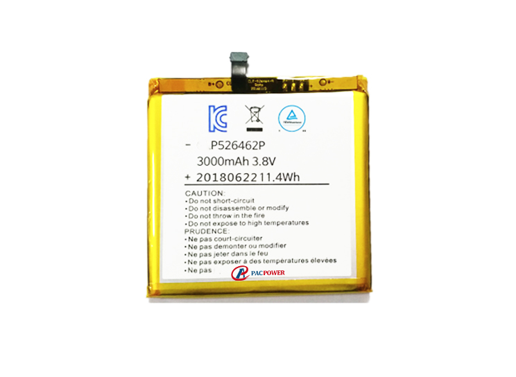 High voltage li-polymer built-in battery 3.8v 3000mAh customized size for mobile phone