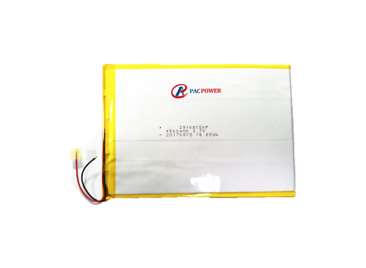 Thin lithium ion polymer battery 3.7v 4500mAh for tablet