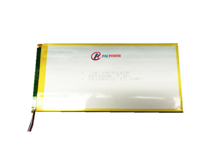 High voltage thin lithium polymer battery for e-book 3.8v 4500mAh