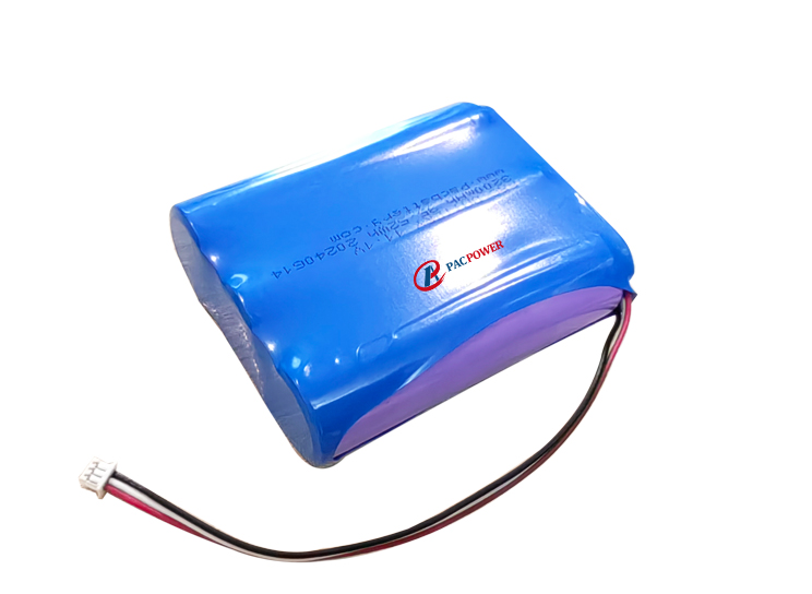 11.1v lithium ion battery pack 3200mAh 18650-3S1P higher capacity for medical device